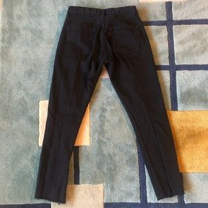 Reformation x Levi’s repurposed skinny jeans 25